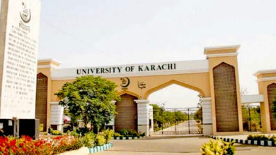 جامعہ کراچی کے گیٹ پر نامعلوم موٹرسائیکل سواروں‌ کا کریکر حملہ