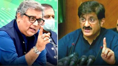 وزیر اعلیٰ سندھ مراد علی شاہ اور وفاقی وزیر علی زیدی میں ٹھن گئی